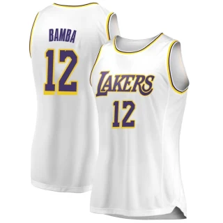 Women's Mo Bamba Los Angeles Lakers White Swingman 2018/19 Jersey - Association Edition