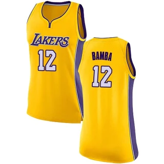 Women's Mo Bamba Los Angeles Lakers Yellow Swingman Jersey - Icon Edition