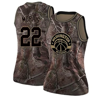 Women's Monte Morris Washington Wizards Camo Swingman Realtree Collection Jersey