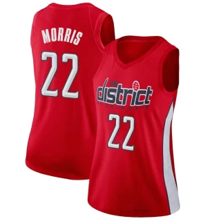 Women's Monte Morris Washington Wizards Red Swingman 2018/19 Jersey - Earned Edition