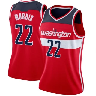 Women's Monte Morris Washington Wizards Red Swingman Jersey - Icon Edition