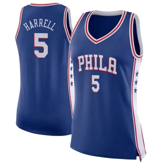 Women's Montrezl Harrell Philadelphia 76ers Blue Swingman Jersey - Icon Edition