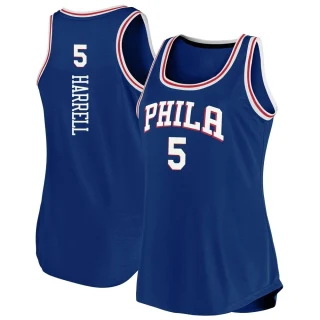Women's Montrezl Harrell Philadelphia 76ers Royal Fast Break 2019/20 Tank Jersey - Icon Edition
