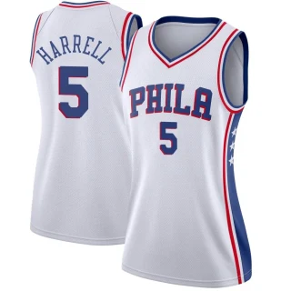 Women's Montrezl Harrell Philadelphia 76ers White Swingman Jersey - Association Edition