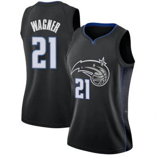 Women's Moritz Wagner Orlando Magic Black Swingman 2018/19 Jersey - City Edition