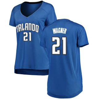 Women's Moritz Wagner Orlando Magic Royal Fast Break Jersey - Icon Edition