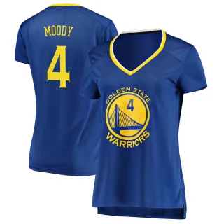 Women's Moses Moody Golden State Warriors Gold Fast Break Royal Jersey - Icon Edition