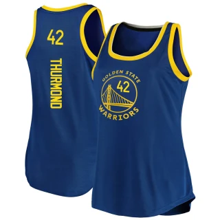 Women's Nate Thurmond Golden State Warriors Gold Fast Break Royal 2019/20 Tank Jersey - Icon Edition