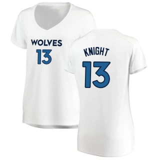 Women's Nathan Knight Minnesota Timberwolves White Fast Break Jersey - Association Edition