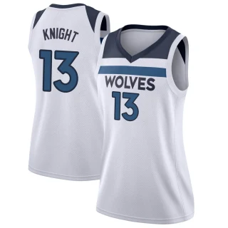 Women's Nathan Knight Minnesota Timberwolves White Swingman Jersey - Association Edition