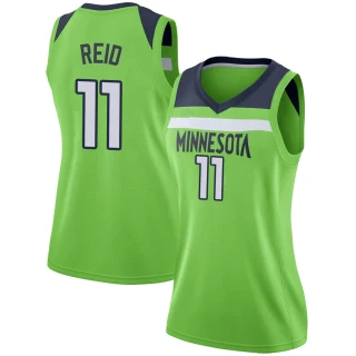 Women's Naz Reid Minnesota Timberwolves Green Swingman Jersey - Statement Edition