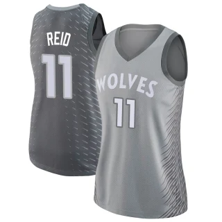 Women's Naz Reid Minnesota Timberwolves Swingman Silver Jersey - City Edition