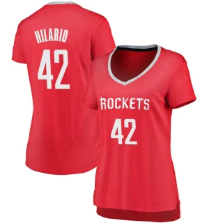 Women's Nene Hilario Houston Rockets Red Fast Break Jersey - Icon Edition