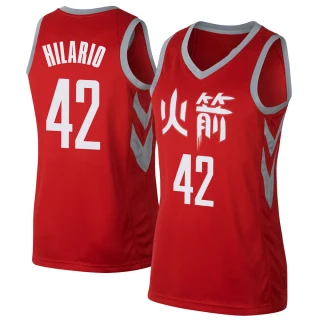 Women's Nene Hilario Houston Rockets Red Swingman Jersey - City Edition