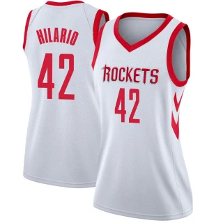 Women's Nene Hilario Houston Rockets White Swingman Jersey - Association Edition