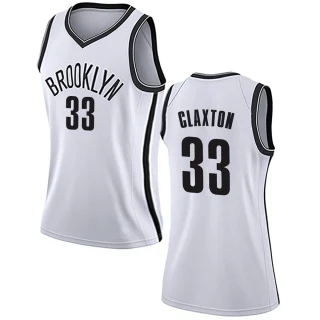 Women's Nic Claxton Brooklyn Nets White Swingman Jersey - Association Edition