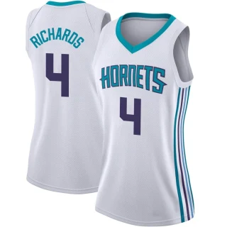 Women's Nick Richards Charlotte Hornets White Swingman Jordan Brand Jersey - Association Edition