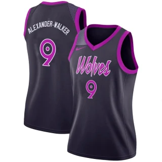 Women's Nickeil Alexander-Walker Minnesota Timberwolves Purple Swingman 2018/19 Jersey - City Edition