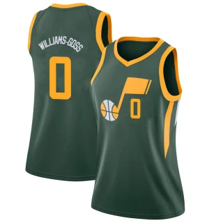 Women's Nigel Williams-Goss Utah Jazz Green Swingman 2018/19 Jersey - City Edition