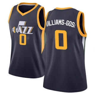 Women's Nigel Williams-Goss Utah Jazz Navy Swingman Jersey - Icon Edition