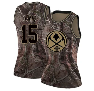 Women's Nikola Jokic Denver Nuggets Camo Swingman Realtree Collection Jersey
