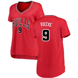 Women's Nikola Vucevic Chicago Bulls Red Swingman Jersey - Icon Edition