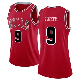 Women's Nikola Vucevic Chicago Bulls Red Swingman Jersey - Icon Edition