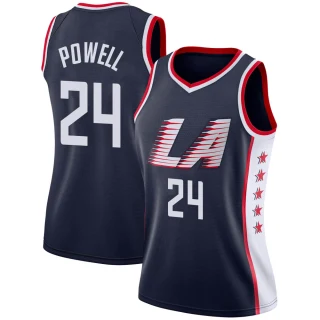Women's Norman Powell Los Angeles Clippers Navy Swingman 2018/19 Jersey - City Edition