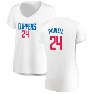 Women's Norman Powell Los Angeles Clippers White Fast Break Jersey - Association Edition