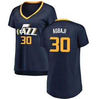 Women's Ochai Agbaji Utah Jazz Navy Fast Break Jersey - Icon Edition