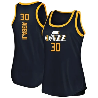 Women's Ochai Agbaji Utah Jazz Navy Fast Break Tank Jersey - Icon Edition