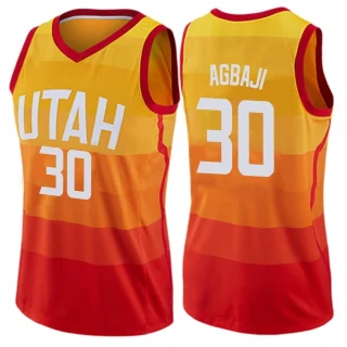 Women's Ochai Agbaji Utah Jazz Orange Swingman Jersey - City Edition