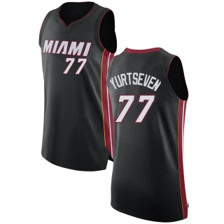 Women's Omer Yurtseven Miami Heat Black Swingman Jersey - Icon Edition