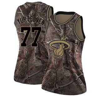 Women's Omer Yurtseven Miami Heat Camo Swingman Realtree Collection Jersey