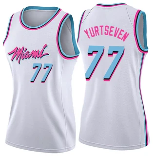 Women's Omer Yurtseven Miami Heat White Swingman Jersey - City Edition