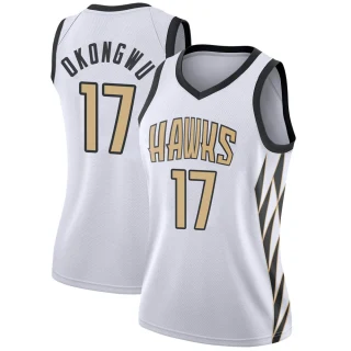 Women's Onyeka Okongwu Atlanta Hawks White Swingman 2018/19 Jersey - City Edition