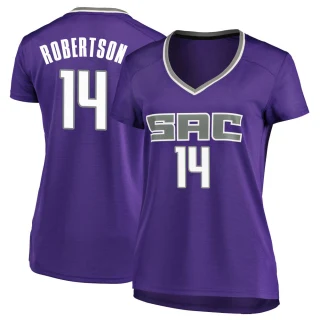 Women's Oscar Robertson Sacramento Kings Purple Fast Break Jersey - Icon Edition