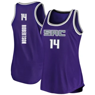 Women's Oscar Robertson Sacramento Kings Purple Fast Break Tank Jersey - Icon Edition