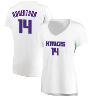 Women's Oscar Robertson Sacramento Kings White Fast Break Jersey - Association Edition