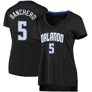 Women's Paolo Banchero Orlando Magic Black Fast Break 2019 Jersey - Icon Edition