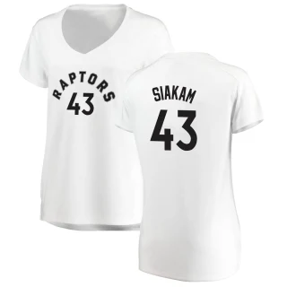 Women's Pascal Siakam Toronto Raptors White Fast Break Jersey - Association Edition
