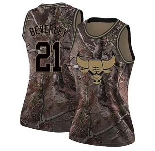 Women's Patrick Beverley Chicago Bulls Camo Swingman Realtree Collection Jersey