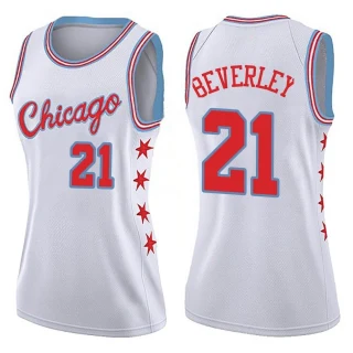 Women's Patrick Beverley Chicago Bulls White Swingman Jersey - City Edition