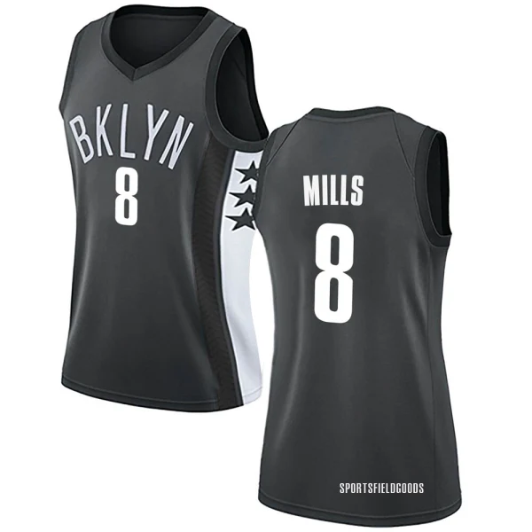 Women's Patty Mills Brooklyn Nets Gray Swingman Jersey - Statement Edition