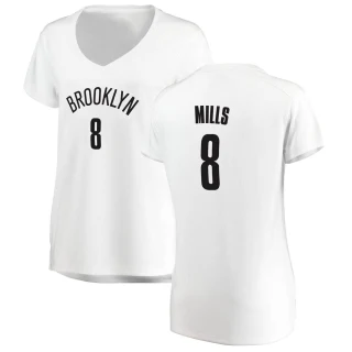 Women's Patty Mills Brooklyn Nets White Fast Break Jersey - Association Edition