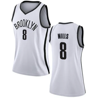 Women's Patty Mills Brooklyn Nets White Swingman Jersey - Association Edition
