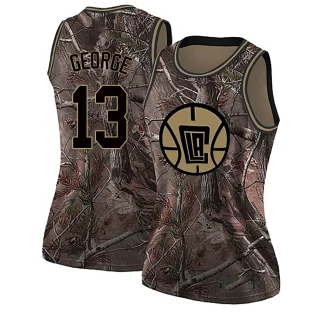 Women's Paul George Los Angeles Clippers Camo Swingman Realtree Collection Jersey