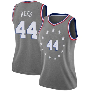 Women's Paul Reed Philadelphia 76ers Gray Swingman 2018/19 Jersey - City Edition