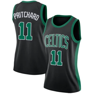 Women's Payton Pritchard Boston Celtics Black Swingman Jersey - Statement Edition