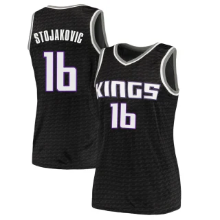 Women's Peja Stojakovic Sacramento Kings Black Swingman Jersey - Statement Edition